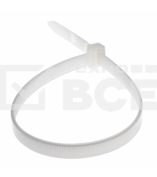 Хомут-стяжка кабельная нейлоновая Rexant 350 x7,6 мм, белая, упаковка 100 шт.