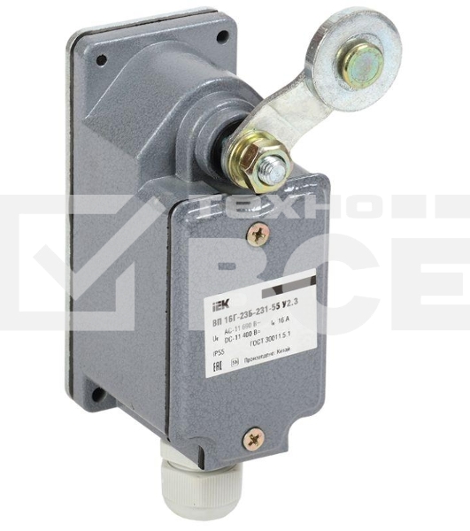 Выключатель концевой ВП 16Г-23Б-231-55 У2.3 1з+1р IP55 IEK KV-1-16-1
