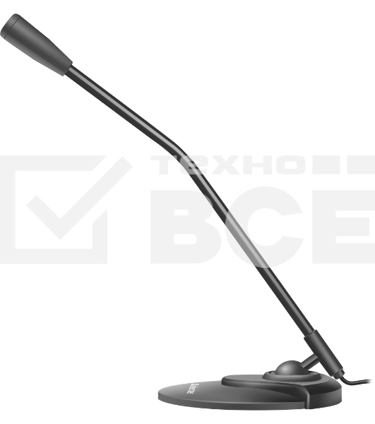 Микрофон Defender MIC-117 черный, кабель 1.8 м