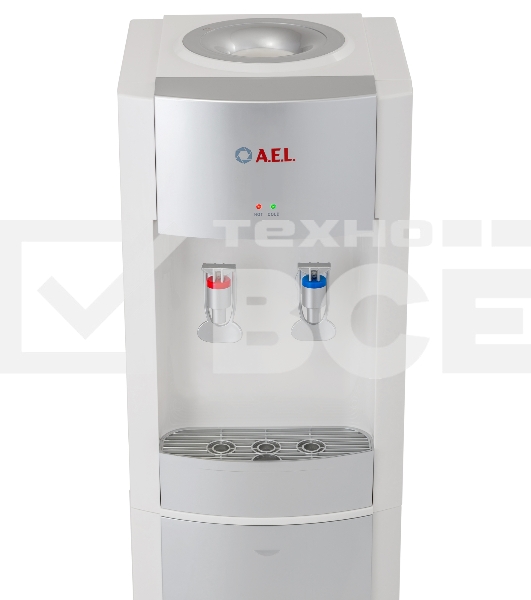 Кулер AEL LD-AEL-28 напольный электронный белый/серебристый