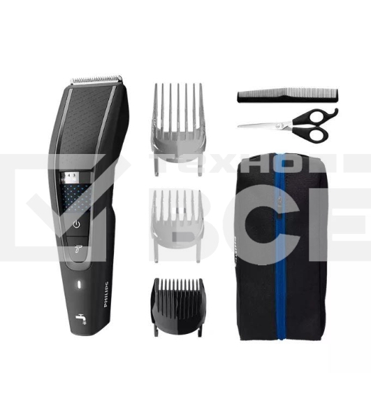 Моющаяся машинка для стрижки волос, series 5000, 28 установок длины (0,5–28 мм), Технология Trim-n-Flow PRO, 90 минут работы после 1 часа зарядки