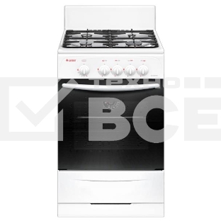 Плита газовая Gefest CG 50М02 К73 белый, конфорок 4 шт, духовка 42 л, 50 см x 85 см x 53 см