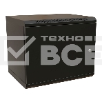 Шкаф коммутационный WRline (WR-TW-1566-SR-RAL9004) настенный 15U 600x600мм пер.дв.металл 2 бок.пан. 60кг черный 520мм 775мм IP20 сталь, фото2