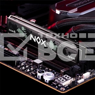 Оперативная память Apacer Nox, DDR5, 16GB (1x16 GB), 5600 MHz, CL40, радиатор, серый, чёрный