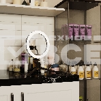 Светильник кольцевой Gauss 14W 700lm 3000-6500K 5V USB IP20 260x23мм черный дим пульт LED, фото4