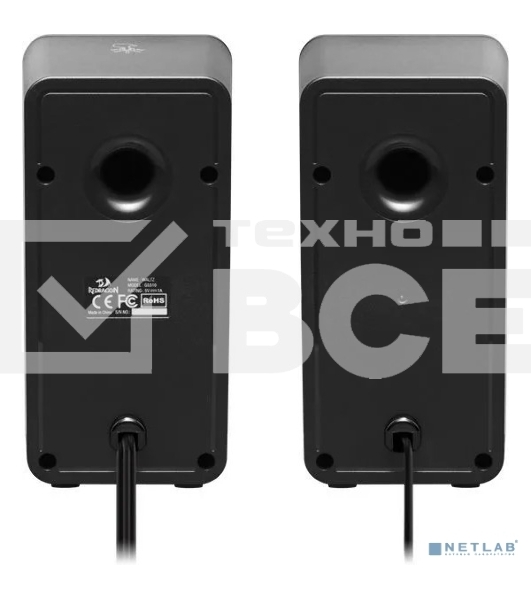 Акустическая 2.0 система Defender Waltz black USB + 3.5 jack, RGB, 6 Вт.