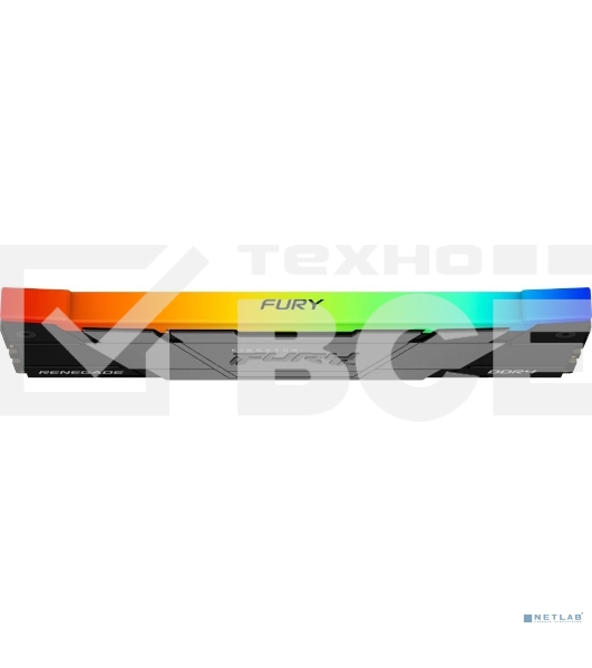 Оперативная память Kingston Fury Renegade, DDR4, 16GB (2x8GB), 3200MHz, CL16, с радиаторами, RGB, черный