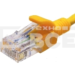Патч-корд Suprlan 10-0163 UTP RJ-45 вил.-вилка RJ-45 кат.5E 2м желтый LSZH 24AWG, фото2