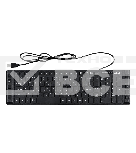 Клавиатура Acer OKW010 [ZL.KBDEE.002] проводная, USB, черный