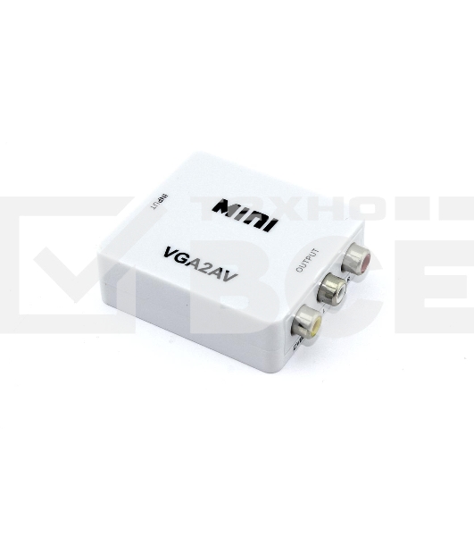Переходник с VGA на AV (тюльпаны)