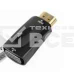 Переходник HDMI на VGA c аудио черный, фото 1