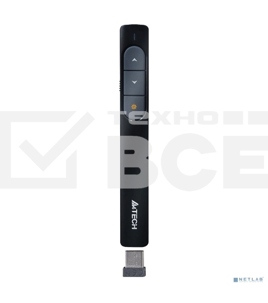 Презентер беспроводной A4Tech LP15 черный, радиоканал, USB, кнопки - 3