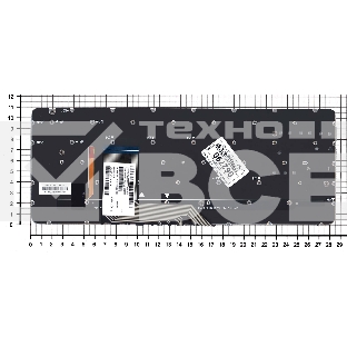 Клавиатура для ноутбука HP Spectre X360 13-4000 черная с подсветкой