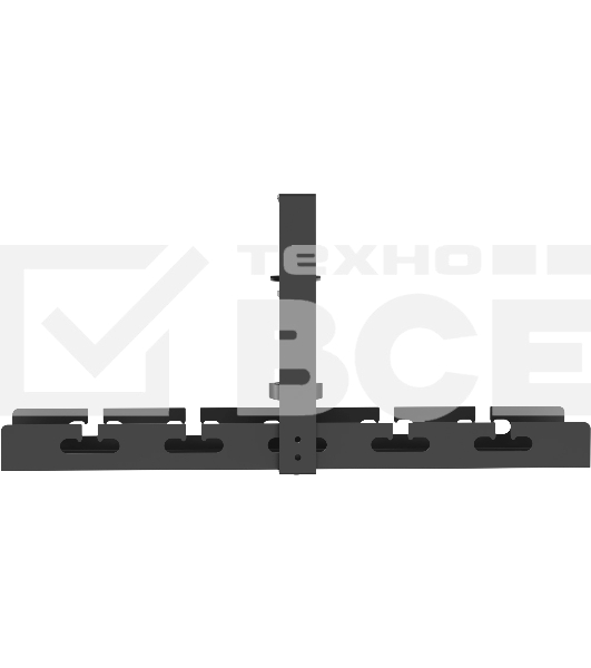 Кабель-канал Cactus CS-CM-400-1BK для столов 40x12.9x19см черный
