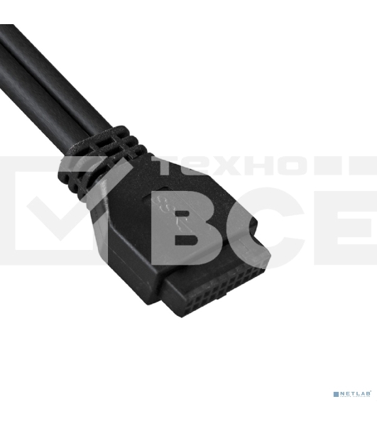 Планка USB на переднюю панель ExeGate EX289289RUS U5H-615, 5,25