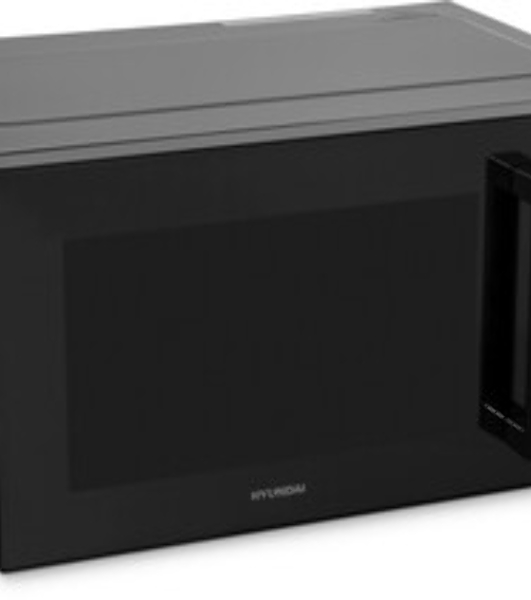 Микроволновая печь Hyundai HYM-D3008 черный, 23 л, 800 Вт, переключатели - кнопки