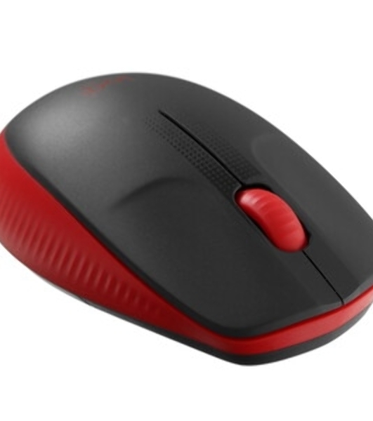Мышь беспроводная Logitech M190 черный/красный, 1000 dpi, радиоканал, USB, кнопки - 3