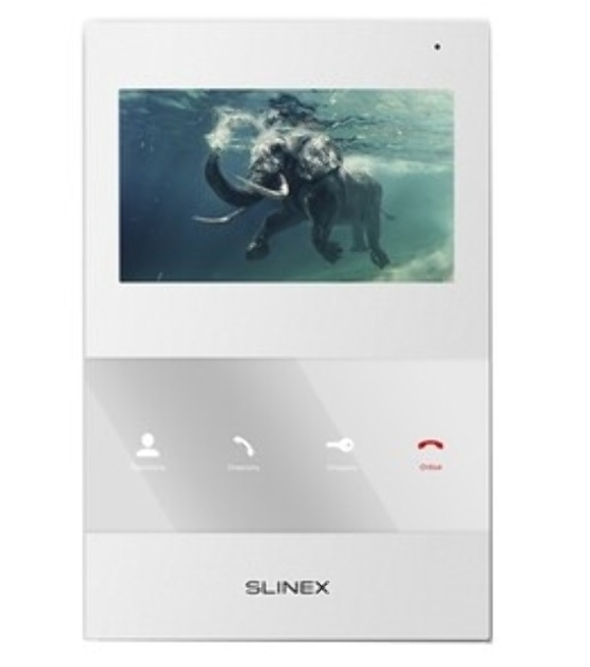 Монитор LCD 4.3' IP DOORPHONE SQ-04M белый SLINEX