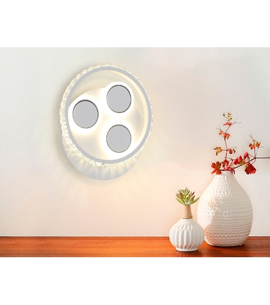 Светильник Ambrella light FA268 SWH белый песок LED 4200K 18W 240*210*50