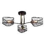 Светильник Ambrella light TR80171/3 SB/BK бронза/черный E27/3 max 40W D600*215, фото6