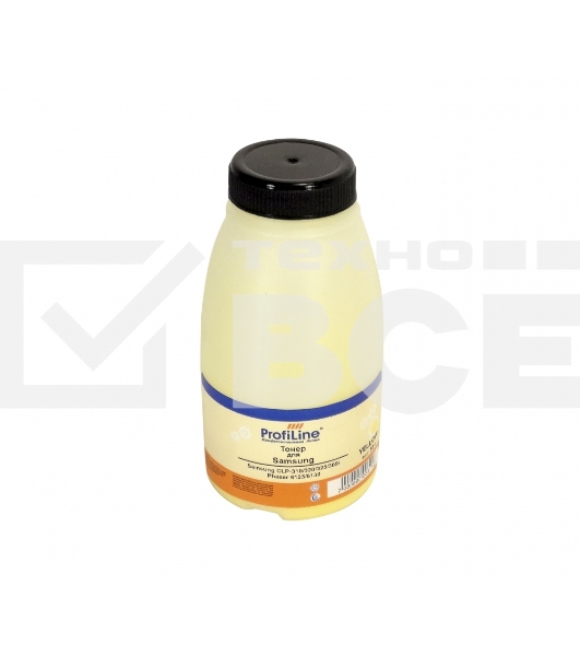 Тонер для принтеров Samsung CLP-310/320/325/360/Phaser 6125/6130 Yellow 50гр ProfiLine Фасовка РФ