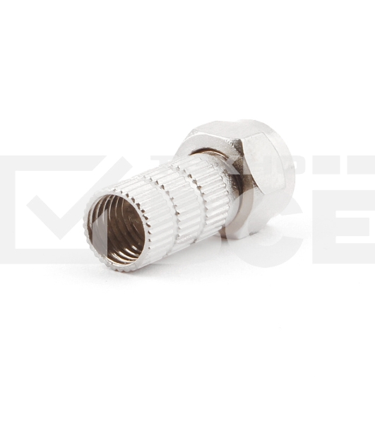 Коннектор Cablexpert F SPL6-02, для кабеля RG6, 5шт, с уплот. рез. кольцом