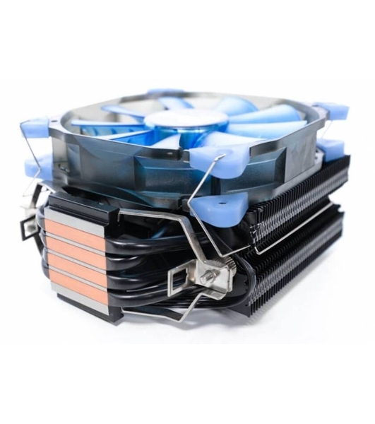 Кулер для процессора AeroCool/Formula Verkho 5 Dark черный, 120 мм, алюминий/медь, 2000 об/мин, 27 дБ, 4 pin, 150 Вт, 156.5 мм