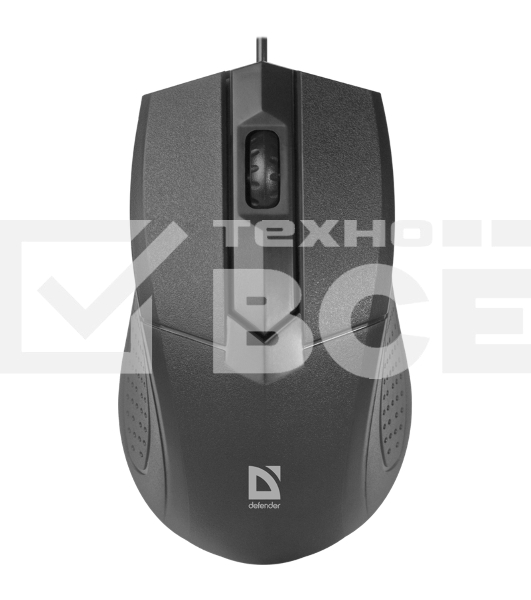 Мышь проводная Defender Optimum MB-270 черный, 1000 dpi, USB, кнопки - 3