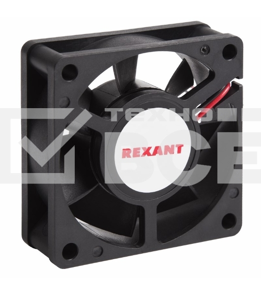 Вентилятор для корпуса Rexant RX 6020MS 12VDC черный, 60 мм, 3900 об/мин, 29 дБ, 2 pin