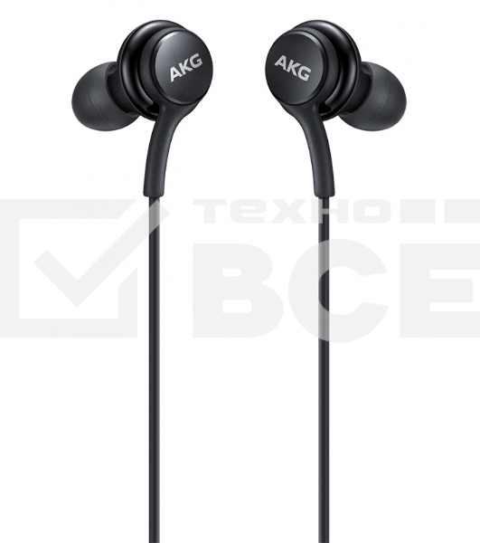 Гарнитура вкладыши Samsung EO-IC100 1.2м черный проводные в ушной раковине