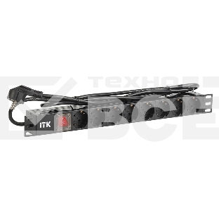 Блок распределения питания ITK PH12-8D1-P гор.размещ. 8xSchuko базовые 16A Schuko 2м