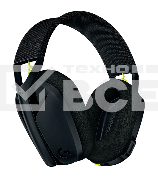 Наушники с микрофоном Logitech G435 черный/желтый накладные Radio оголовье (981-001050)