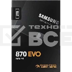 Накопитель SSD Samsung 2Tb 870 EVO Series MZ-77E2T0B/EU, фото 1