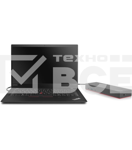 Док-станция Lenovo ThinkPad Hybrid USB-C with USB-A (2x DP, 2x HDMI, 3x USB A 3.1 Gen 2, 2x USB 2.0 1x USB Type-C, 1x RJ-45, 1x Combo Audio Jack 3.5mm/Kensington Lock, USB-C cable with USB-C to USB-A dongle/Up to 2 ext monitors (40AF0135EU)