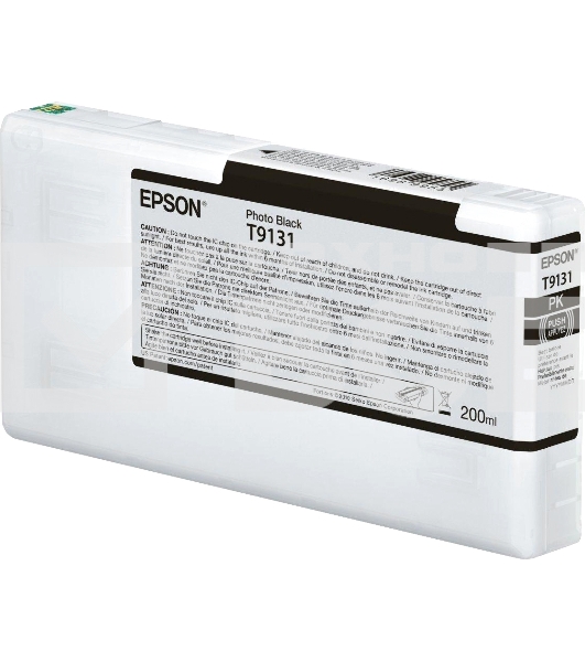 Картридж струйный Epson T9131 (C13T913100) фото черный (200 мл) для SureColor SC-P5000, SC-P5000V