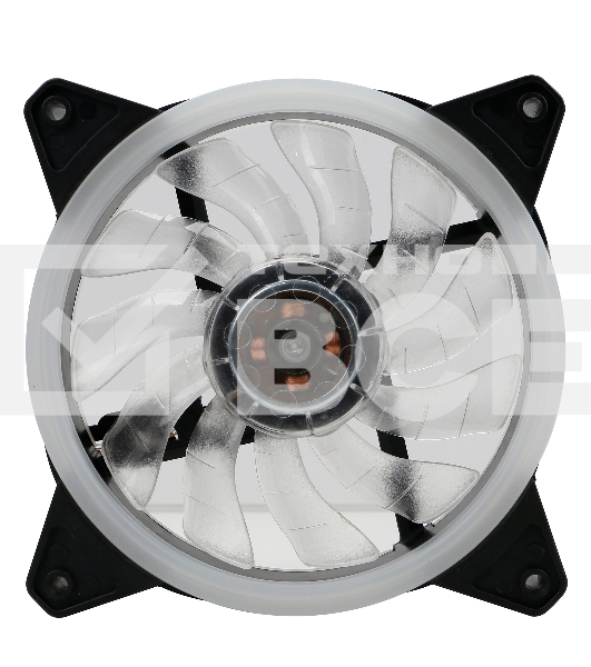 Вентилятор для корпуса Digma DFAN-FRGB3 черный, 120 мм, 1200 об/мин, 23 дБ, 4 pin