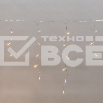 Гирлянда светодиодная Айсикл (бахрома) 25х0,6м, c эффектом мерцания, прозрачный провод, IP44, 230В, диоды ТЕПЛЫЕ БЕЛЫЕ, 588LED NEON-NIGHT, фото2