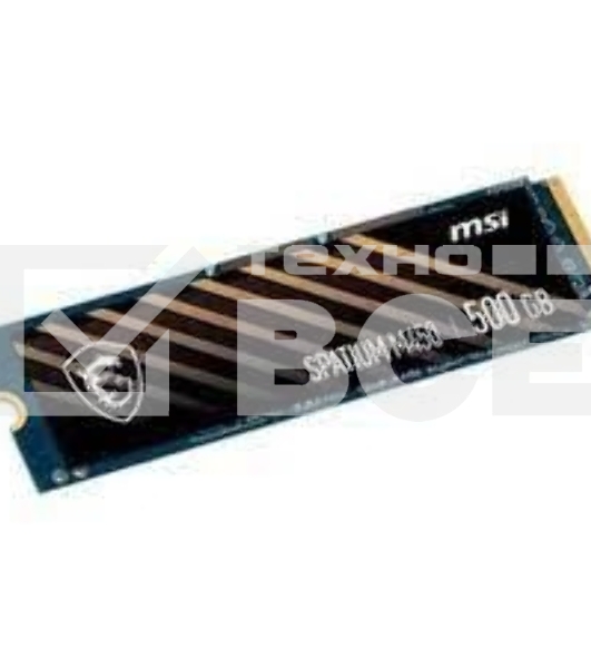 Накопитель SSD MSI SPATIUM M450, 500GB, M.2 2280, PCIe 4.0 x4, NVMe, R/W 3600/2300