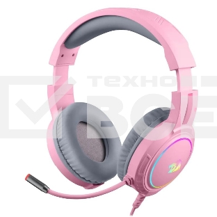 Гарнитура игровая Defender Mento RGB  3.5мм  розовые