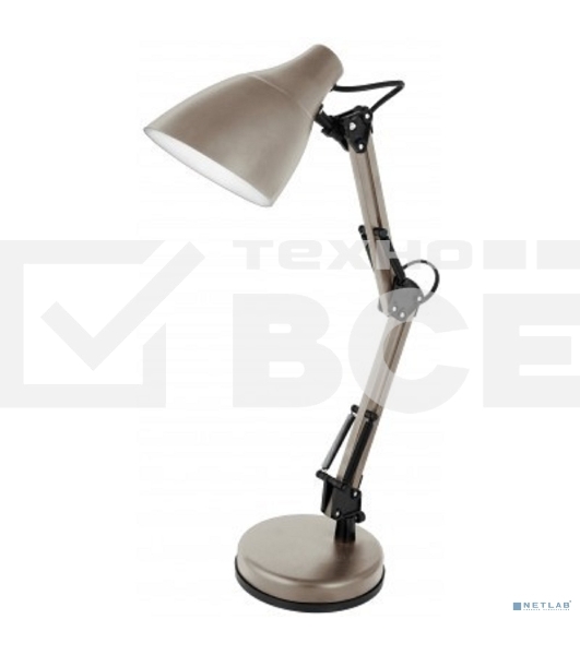 Светильник настольный, 230V, 40W, E27 Camelion KD-331 C26 тауп