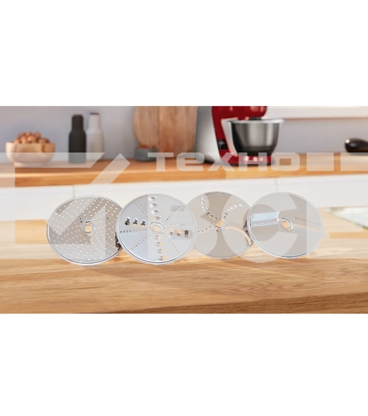 Кухонная машина Bosch MUM5X720 планетар.вращ. 1000Вт красный/серый