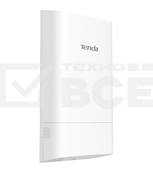 Tenda O1-5G Наружная точка доступа, 5 ГГц, до 867 Мбит/с, внутренняя антенна 1x9dBi, IP65, PoE, LAN 1x100 Мбит/с
