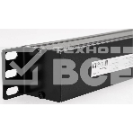 Блок распределения питания Rexant для 19' шкафов, горизонтальный, 9 розеток СЕЕ 7/4, 16A, без выкл, алюм корп, шнур 2м, вилка СЕЕ 7/7, фото3