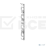 Вертикальный кабельный органайзер ЦМО в шкаф, ширина 75 мм 36U, черный (ВКО-М-36.75-9005), фото 1