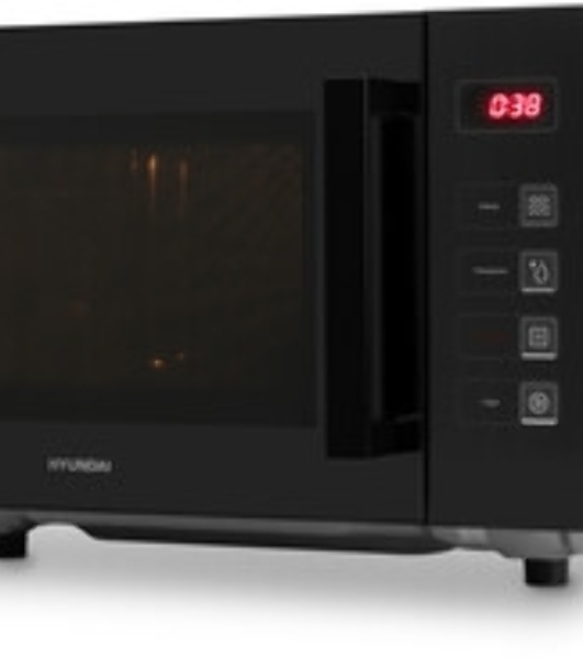 Микроволновая печь Hyundai HYM-D3008 черный, 23 л, 800 Вт, переключатели - кнопки