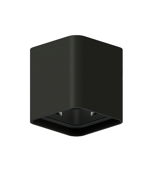 Корпус светильника C7841 SBK черный песок 95*95*H100mm MR16 GU5.3