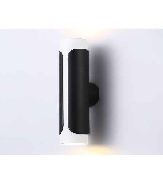 Светильник Ambrella light TN51617/2 BK/WH черный/белый GU10/2 D58*195*82