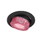 Комплект встраиваемого поворотного светильника Ambrella light XC7652062 SBK/PI черный песок/розовый MR16 GU5.3 (C7652, N7193), фото3