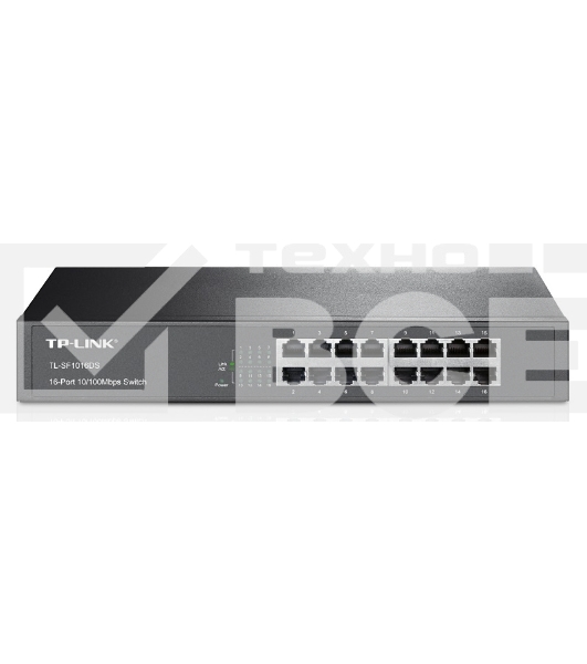 Сетевой коммутатор TP-Link SMB TL-SF1016DS Коммутатор неуправляемый 16 ports 10/100 Мбит/с