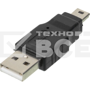 Переходник USB2.0 Ningbo mini USB B (m)/USB A (m)